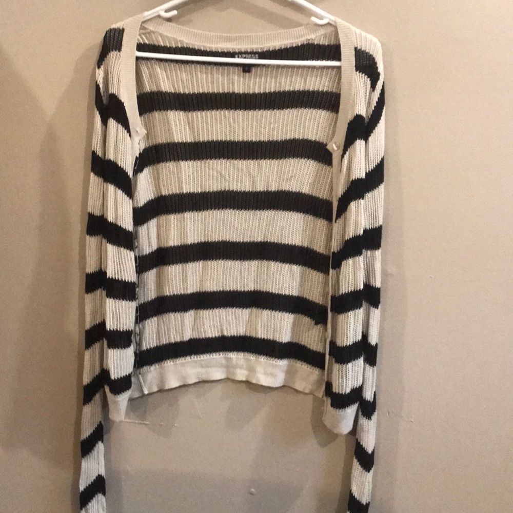 thin off the shoulder cardigan
